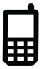A vector image of a cellphone.